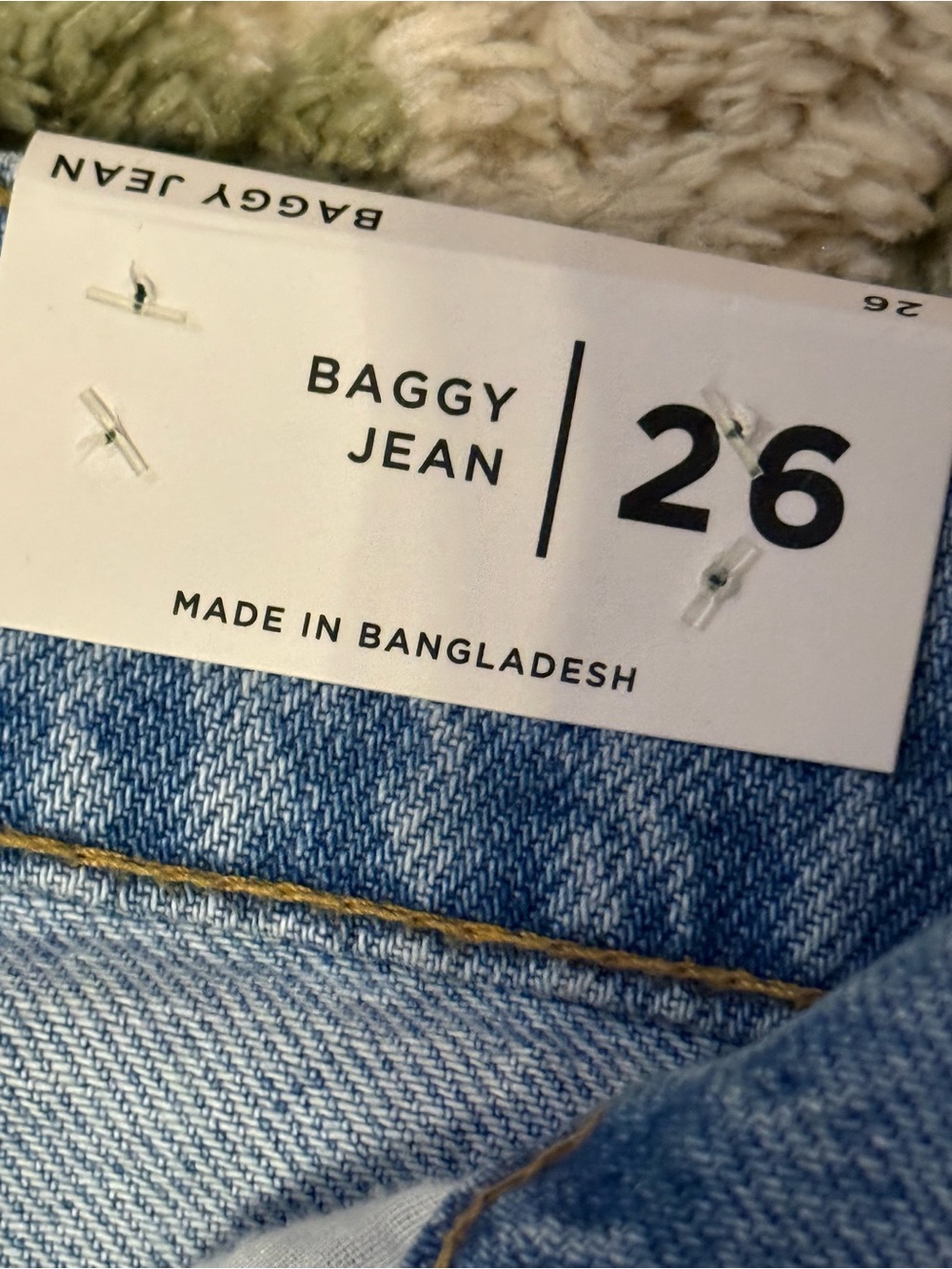 PacSun Women's Light Blue Baggy Jeans